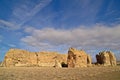Rock formation near Acoma Pueblo, New Mexico Royalty Free Stock Photo