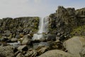 Oxararfoss waterfall in Iceland Royalty Free Stock Photo