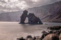 Rock formation Roque de Bonanza at El Hierro Canary Islands