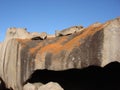 Rock formation looking like a dragons mouth Royalty Free Stock Photo