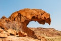 Rock Formation at Twyfelfontein Royalty Free Stock Photo