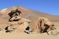 Rock formation in Uyuni, Bolivia known as Arbol de Piedra