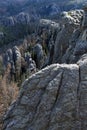 Rock Formation in Valley Royalty Free Stock Photo