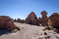 Rock formations in the Altiplano, Bolivia Royalty Free Stock Photo