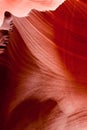 Rock formations of Antelope Canyon in Arizon