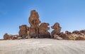 Rock formations in Bolivean altiplano - Potosi Department, Bolivia Royalty Free Stock Photo