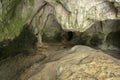 rock formations of cavernous form belonging to the source of the river Alviela where it is possible to watch the water flow.