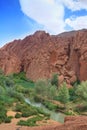 Rock formations in Dades Valley, Morocco Royalty Free Stock Photo