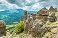 Rock formations of the Demerdji mountain, Crimea