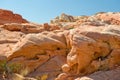 Rock formations in desert Royalty Free Stock Photo