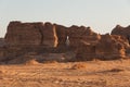 Rock formations in the desert of Saudi Arabia