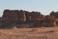 Rock formations in the desert of Saudi Arabia