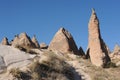 Rock formations in Devrent Imaginary Valley (Imagination Valley) in GÃ¶reme, Cappadocia, Anatolia, Turkey Royalty Free Stock Photo