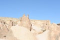 Rock formations in Devrent Imaginary Valley (Imagination Valley) in GÃ¶reme, Cappadocia, Anatolia, Turkey Royalty Free Stock Photo