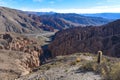 Rock formations on the El Sillar pass, Quebrada de Palala Valley near Tupiza, Bolivia, South America