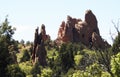 Rock formations in Garden of the Gods, Colorado Springs, Colorado, United States Royalty Free Stock Photo