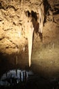 Rock formations in Harrisons cave Royalty Free Stock Photo