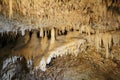 Rock formations in Harrisons cave Royalty Free Stock Photo