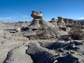 Rock formations at Ischigualasto Provincial Park Royalty Free Stock Photo