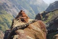 Rock formations on madeira, portugal