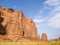 Rock formations at monument valley