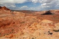 Rock formations in the North Coyote Buttes, part of the Vermilion Cliffs National Monument. This area is also known as The Wave Royalty Free Stock Photo