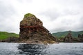 Rock formations Oki Islands, Shimane, Japan, Unesco Global Geopark, Sea of Japan Royalty Free Stock Photo