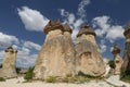 Rock Formations in Pasabag Monks Valley, Cappadocia, Nevsehir, Turkey Royalty Free Stock Photo