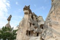 Rock Formations in Pasabag Monks Valley, Cappadocia Royalty Free Stock Photo