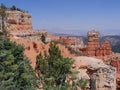 Rock formations at Ponderosa Point, Bryce Canyon National Park Royalty Free Stock Photo