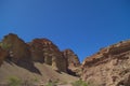 The rock formations of the Quebrada De Las Conchas, Argentina Royalty Free Stock Photo