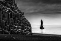 Rock formations in Reynisfjara Beach & Reynisdrangar