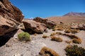 Rock formations at Salar de Uyuni, Bolivia Royalty Free Stock Photo