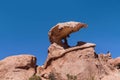 Rock formations at Salar de Uyuni, Bolivia Royalty Free Stock Photo