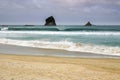 Rock formations at Sandfly Bay, Otago Peninsula, New Zealand