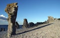 Rock formations and sea