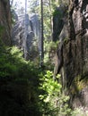 Rock formations Skalne Mesto Royalty Free Stock Photo