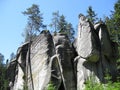 Rock formations Skalne Mesto Royalty Free Stock Photo