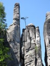 Rock formations Skalne Mesto Royalty Free Stock Photo