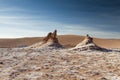 Rock formations of the valley of the moon Royalty Free Stock Photo