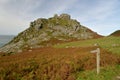 Valley of Rocks near Lynton, Exmoor, North Devon