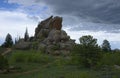 Rock Formations at Vedauwoo Royalty Free Stock Photo