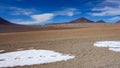 Rock formations and volcanic landscapes of the Salvador Dali Desert, Reserva Eduardo Avaroa, Sud Lipez province, Bolivia