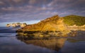 Rock Formations on Wharariki Beach, New Zealand