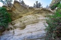 Rock forms and forest scenery