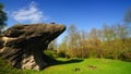 Rock of frog, near Cisnadioara, Sibiu county, Romania