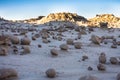 The Alien Egg Hatchery at Bisti Badlands Wilderness Area New Mexico