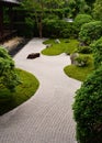 Zen Rock garden in Myoshinji temple, Kyoto Japan Royalty Free Stock Photo