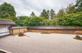 The rock garden of Ryoan-ji temple The Temple of the Dragon at Peace. Kyoto. Japan