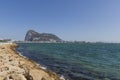The Rock Of Gibraltar And Its Coast